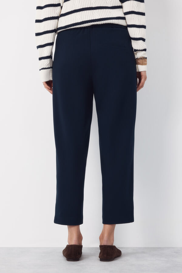 Cortefiel Women's jogger pants Navy