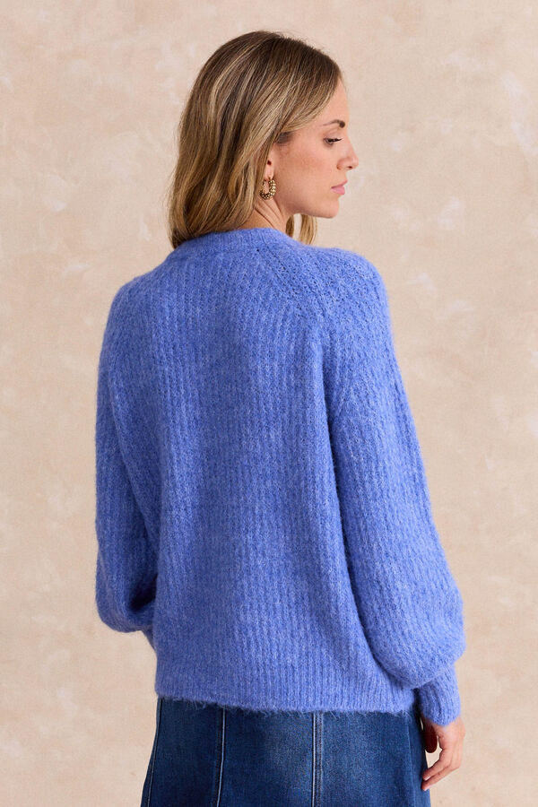 Polín Et Moi Didi wool cardigan Blue