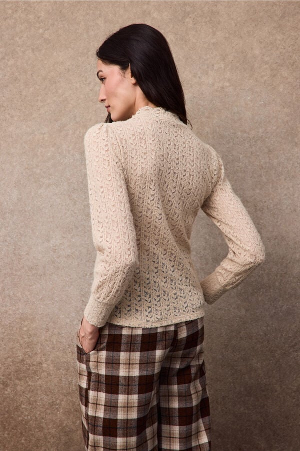 Slowlove Structured top Ivory