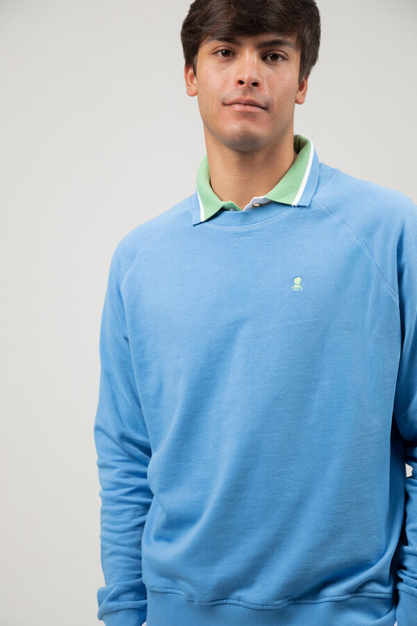 elPulpo Sweatshirt b&aacute;sica Azul