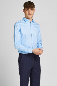 Cortefiel Super slim fit shirt Blue