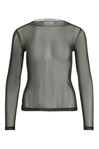 Vila Top transparente com glitter