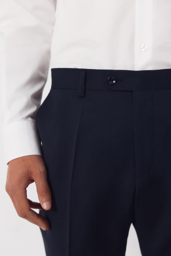 Cortefiel Plain coolmax pants Navy