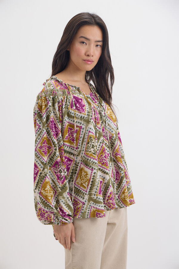 Cortefiel Printed blouse  Multicolour