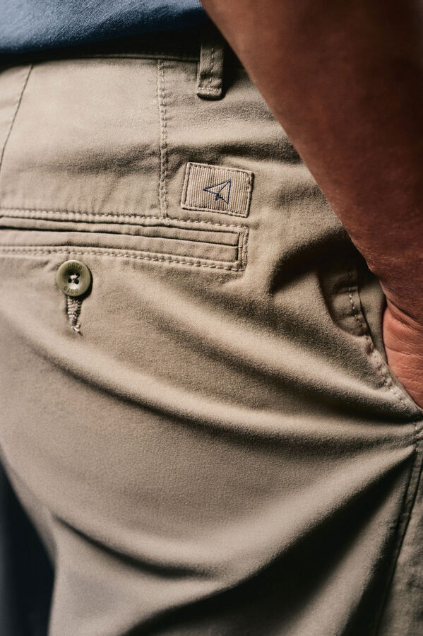 OOTO Calças chino slim Verde