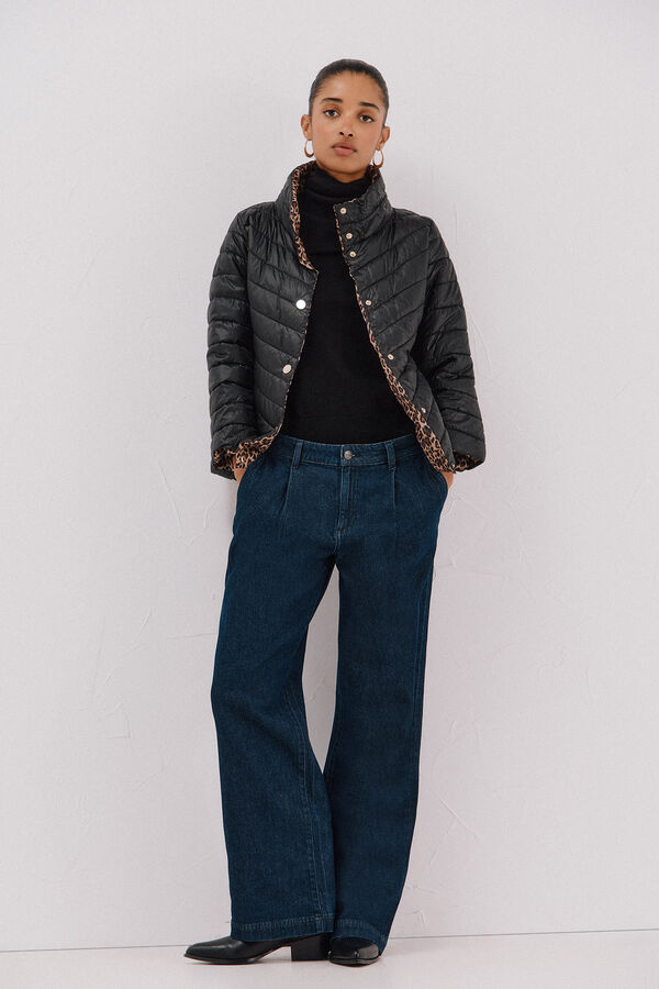 Cortefiel Reversible Thermolite® jacket Black