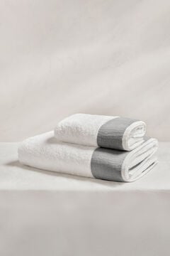 Cortefiel Aqua Sand 600 Bath Towel Gray