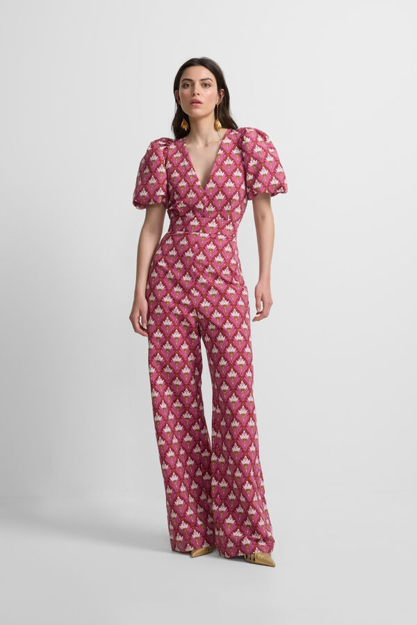 Silbon Macacão estampado coleção evento Subiu