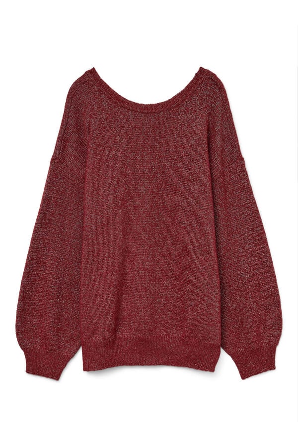 Vero Moda Curve Curve round neck jumper Red