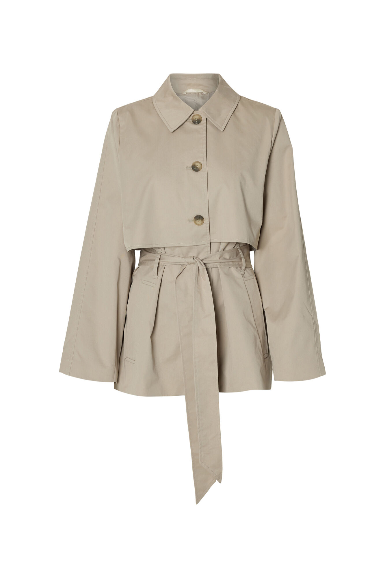 Selected Gabardina curta