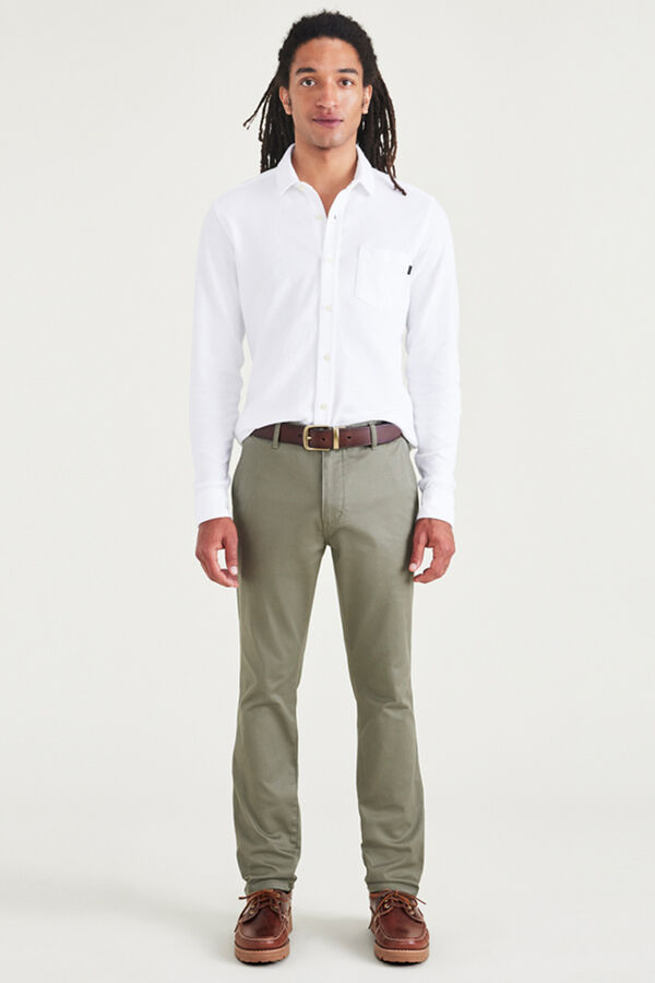 Dockers Cal&ccedil;as chino skinny fit original Verde