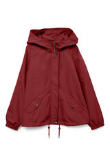 Vero Moda Curve Parka curta com capuz plus size Vermelho