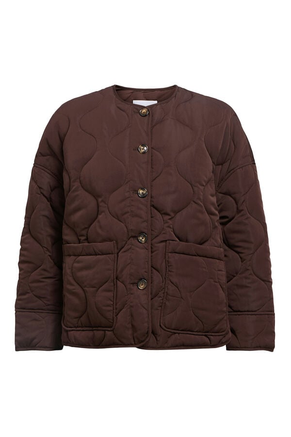 Object Puffer jacket Dark brown