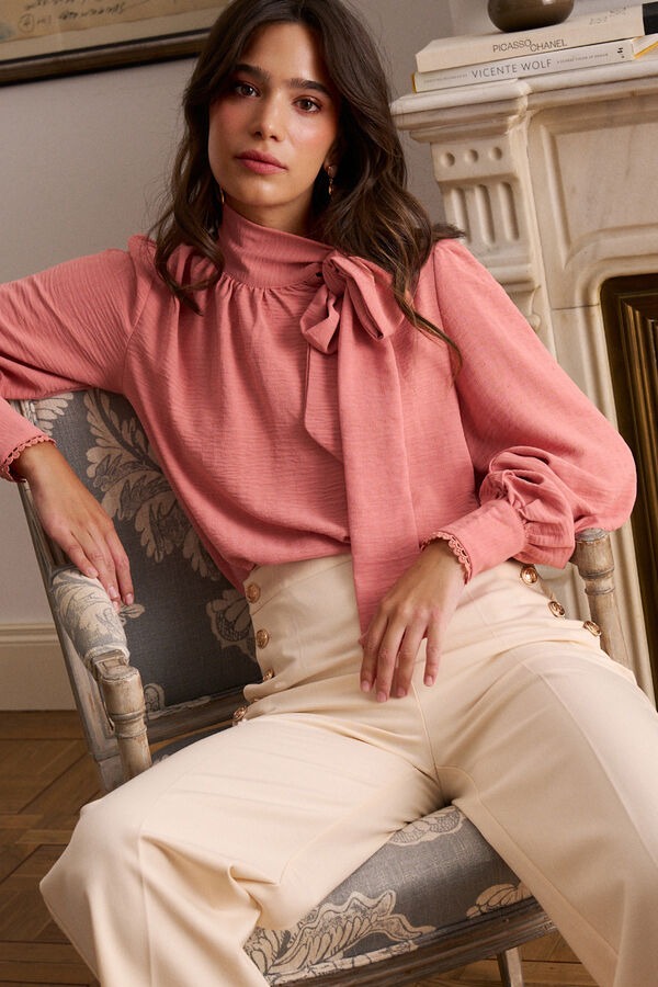 Polín Et Moi Blusa de laçada Belvia Subiu