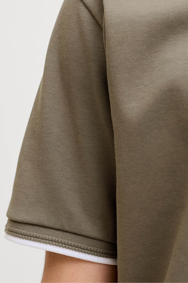 Jack & Jones Polo b&aacute;sico manga curta Verde