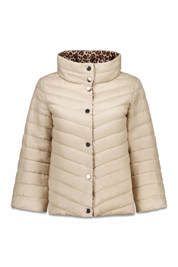 Cortefiel Reversible Thermolite® jacket Ivory