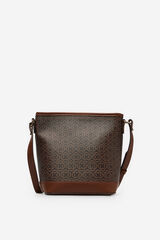 Cortefiel Bucket monogram Printed brown