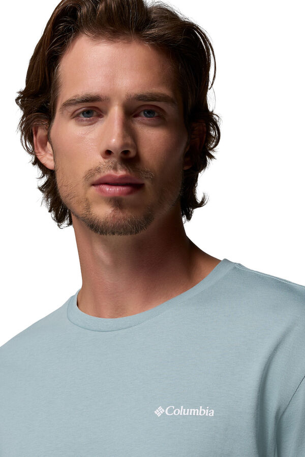Columbia Camiseta Columbia Basic logo™ para homem Azul