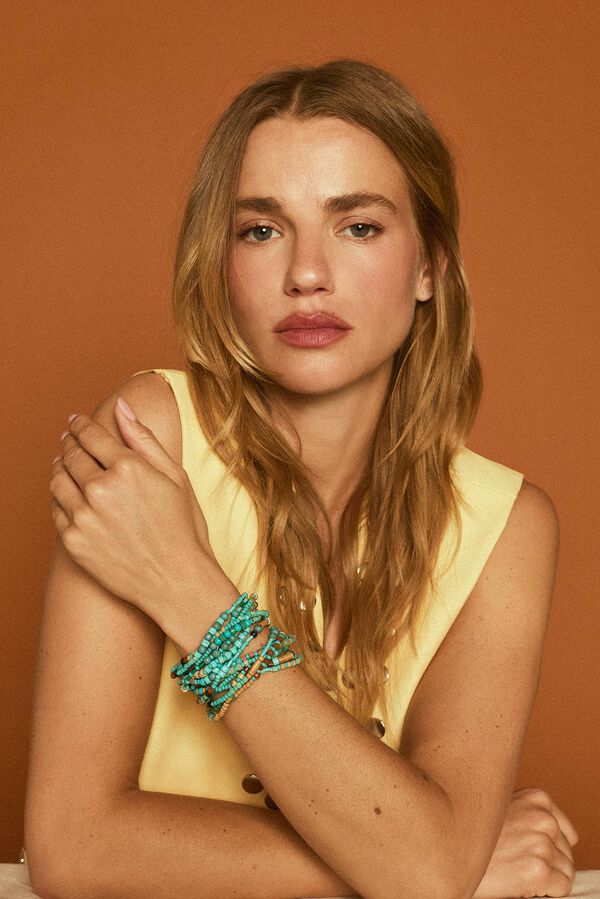 Slowlove Pulsera de cuentas m&uacute;ltiple Multicolor