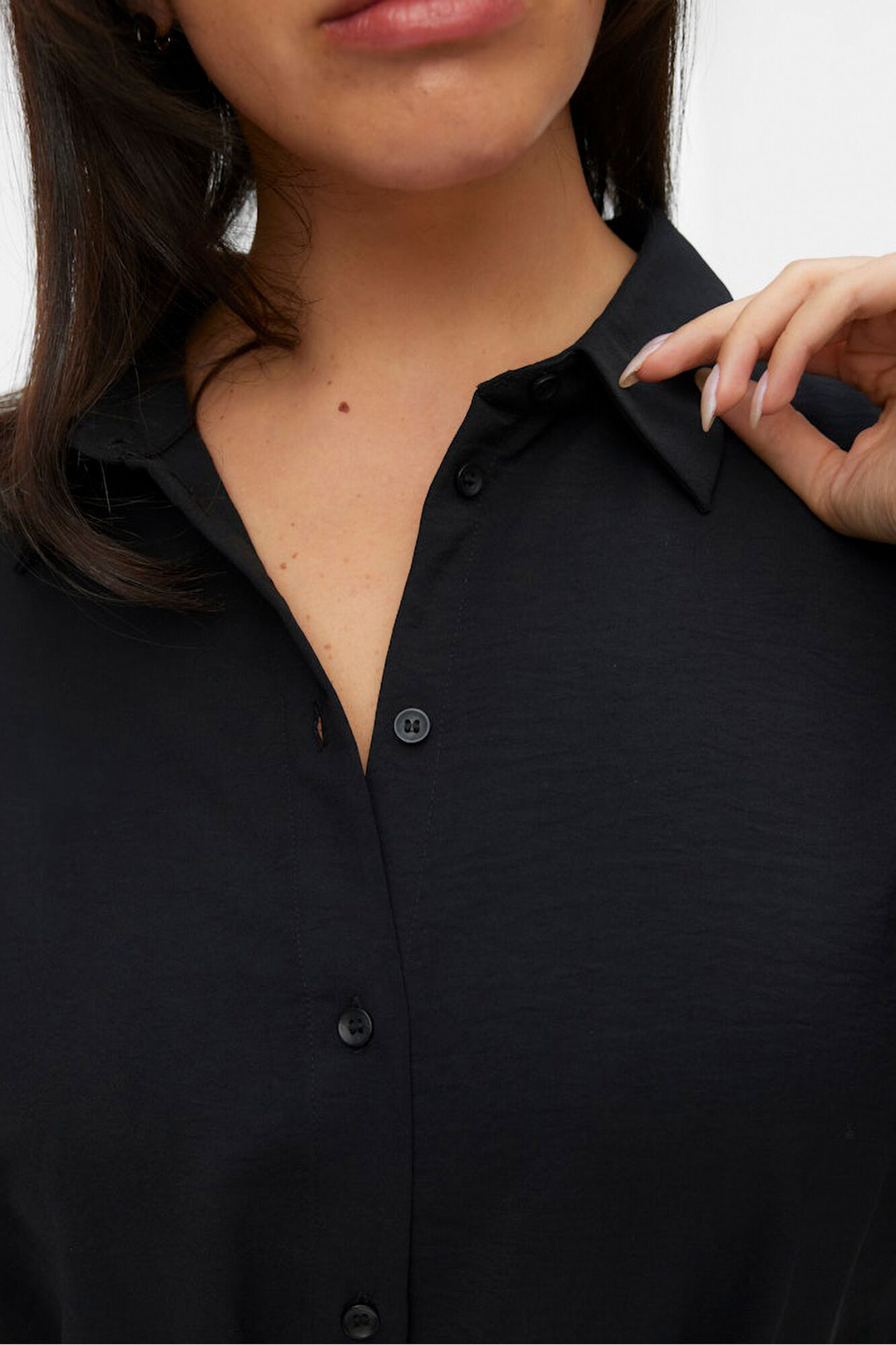 Vero Moda Curve Vestido camisa midi plus size