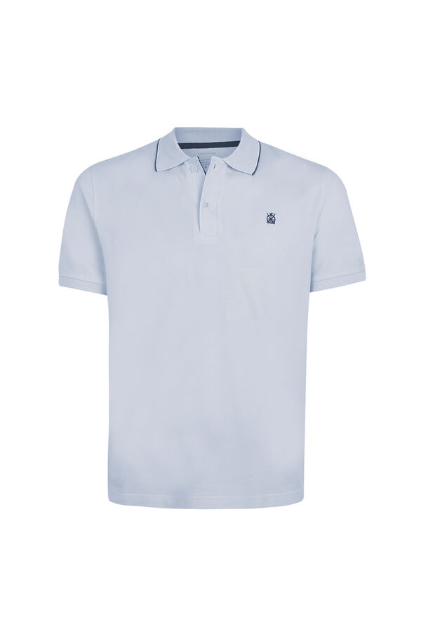 Cortefiel Polo with tips Blue