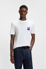 HUGO T-shirt de manga curta Branco