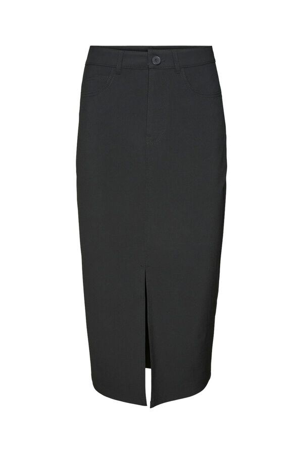 Vero Moda Falda midi Negro