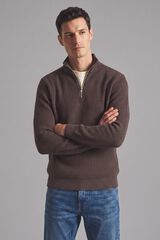 Jack & Jones Camisola gola alta Castanho