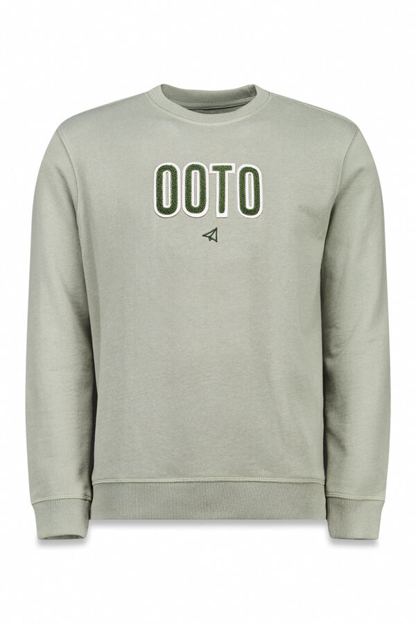 OOTO Sweatshirt logo bordado Verde