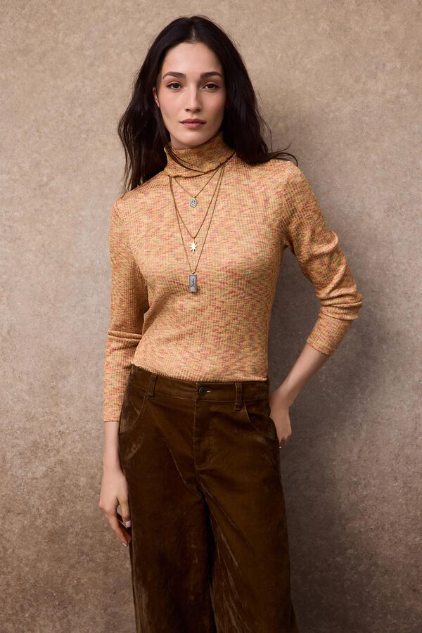Slowlove T-shirt gola alta Multicolorido