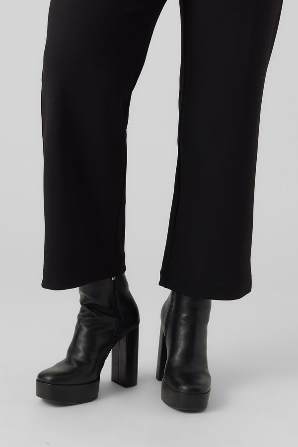 Vero Moda Curve Calça comprida reta curva Preto