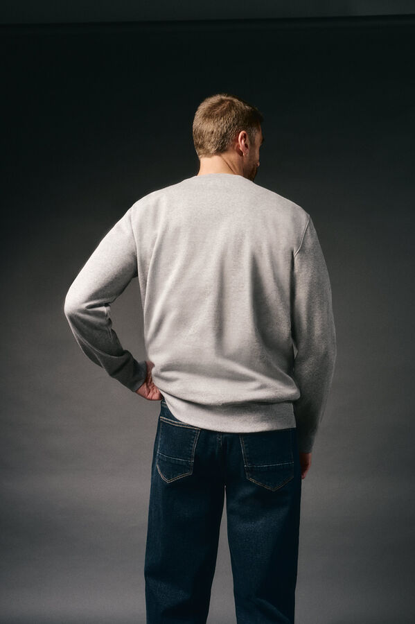 OOTO Sudadera caja logo Gris