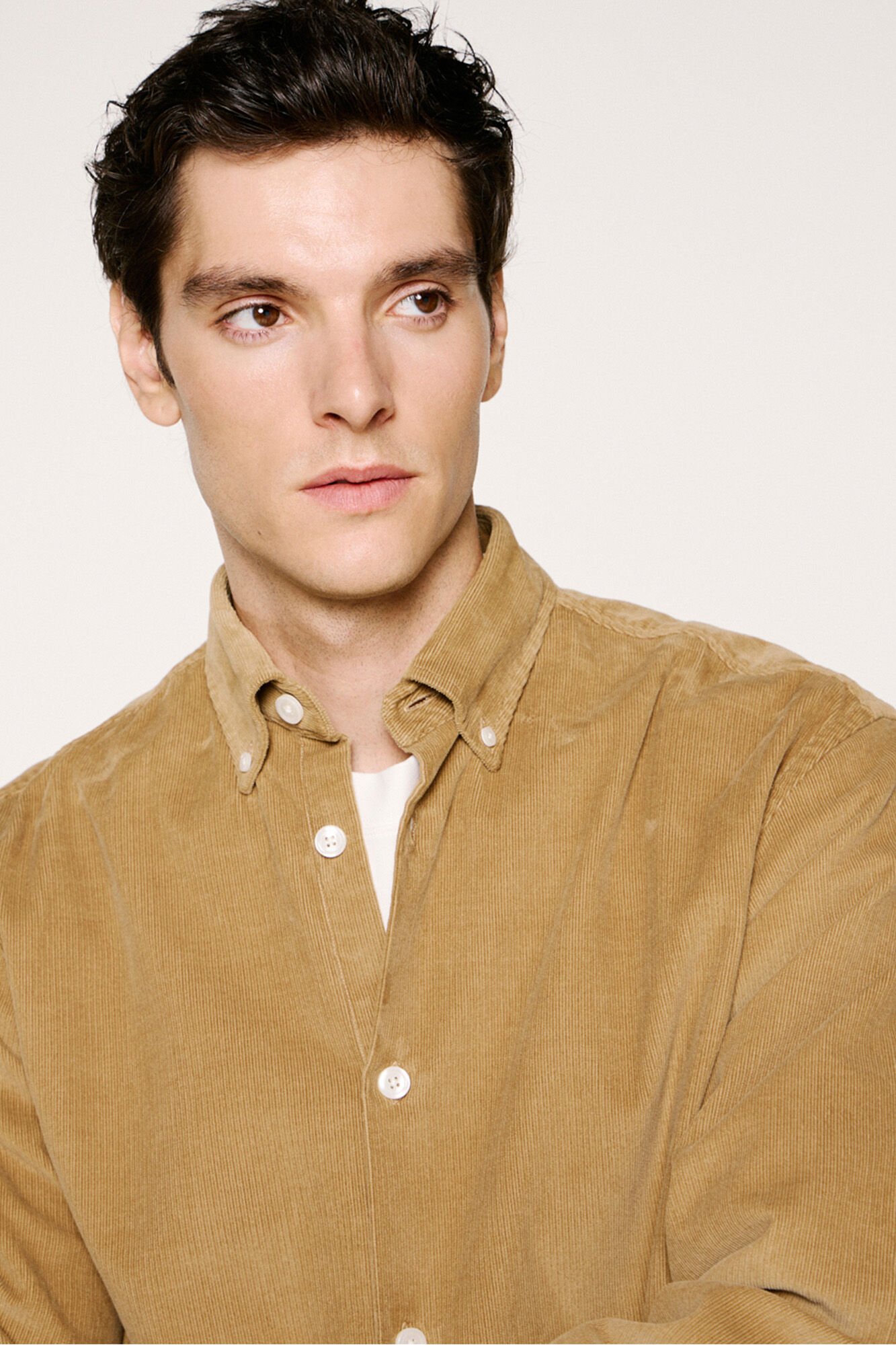 Selected Camisa micropana 100% algod&oacute;n org&aacute;nico