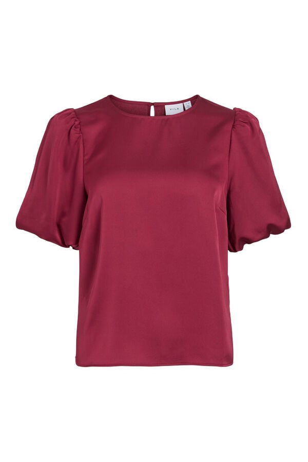 Vila Blusa manga bal&atilde;o acetinada Granada