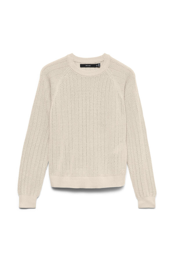 Vero Moda Camisola de malha fina Tostado