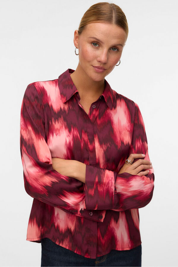 Vero Moda Camisa com efeito acetinado Roxo