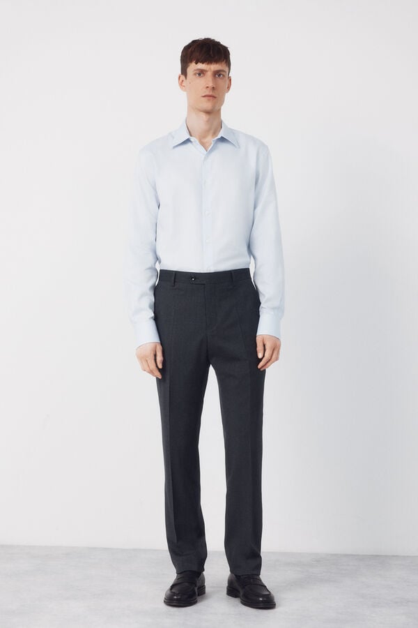 Cortefiel Plain coolmax pants Dark grey