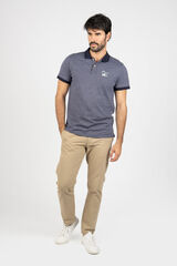 Privata Polo manga corta Estampado gris