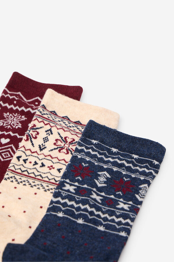 Cortefiel Christmas socks pack Multicolour