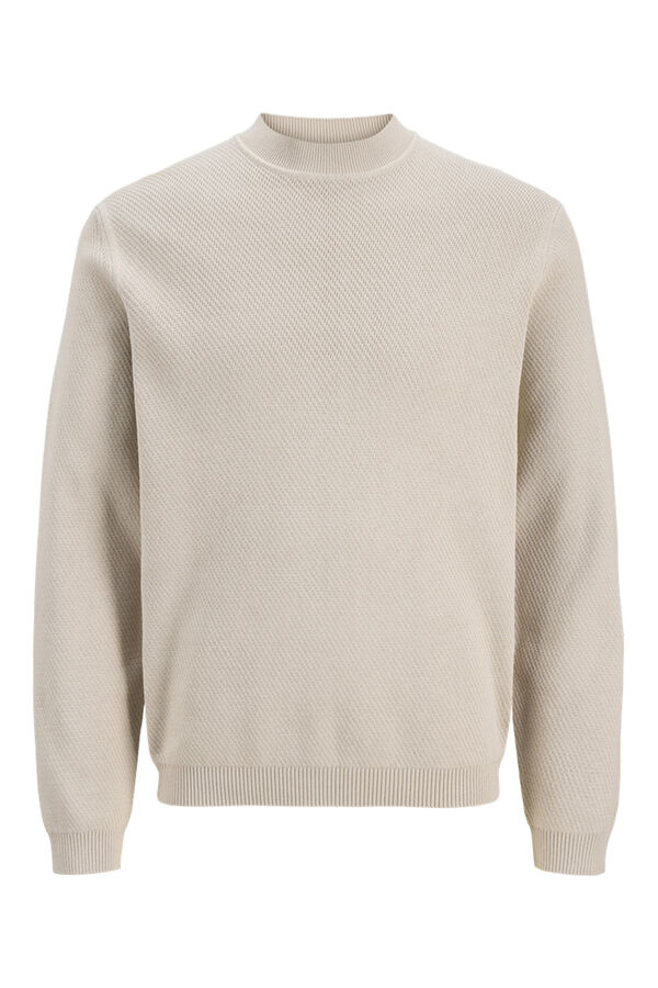 Jack & Jones Camisola de malha Tostado