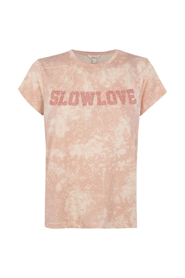Slowlove Camiseta estampada Laranja