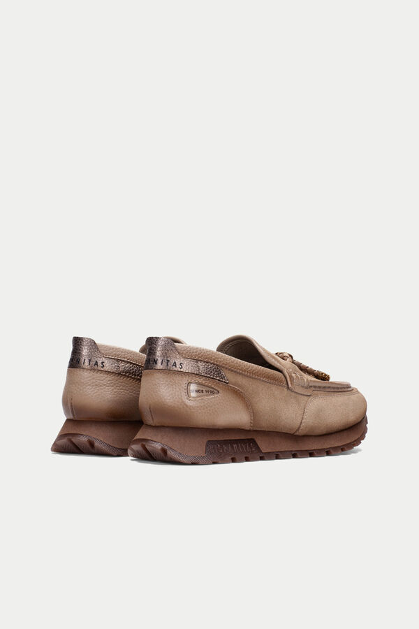 Hispanitas Mocassim desportivo oregon Castanho