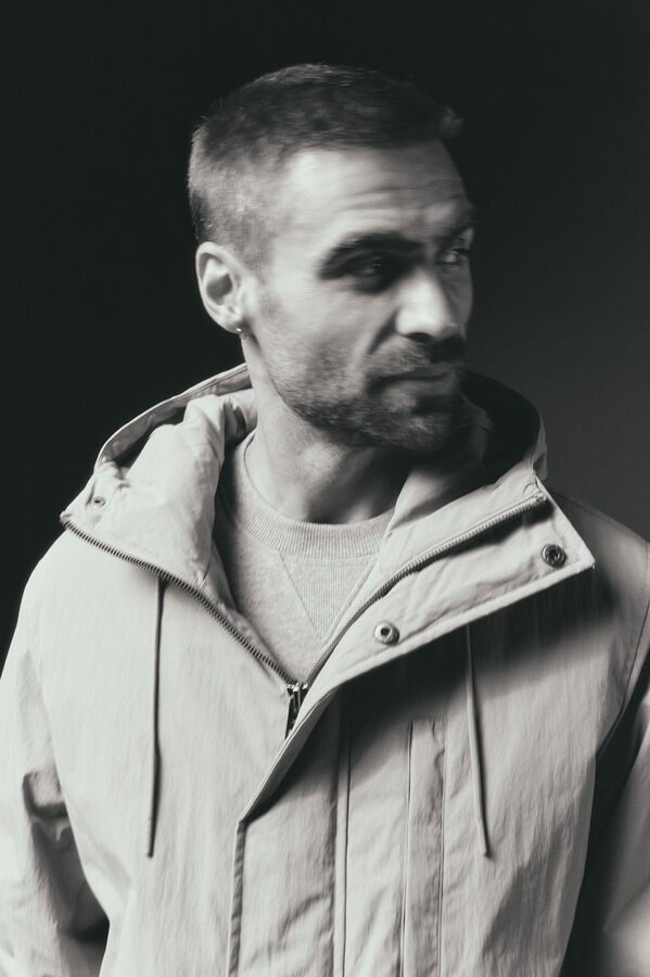 OOTO Parka larga acolchada Beige