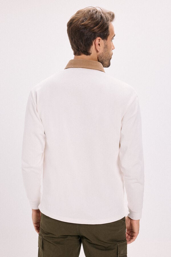 Jack & Jones Polo gola contraste Branco