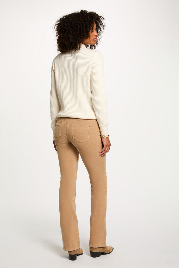 Morgan Camisola curto de gola Ecru