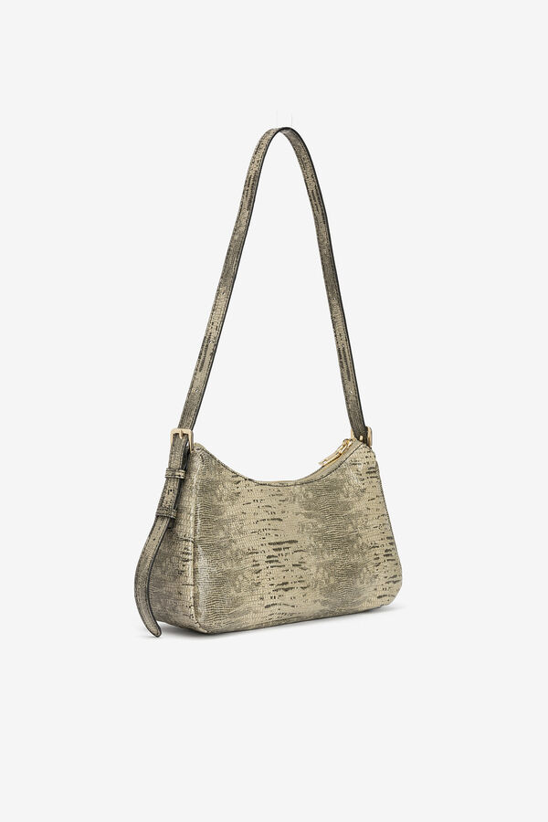 Vilanova Mala a tiracolo com efeito de pele Tostado