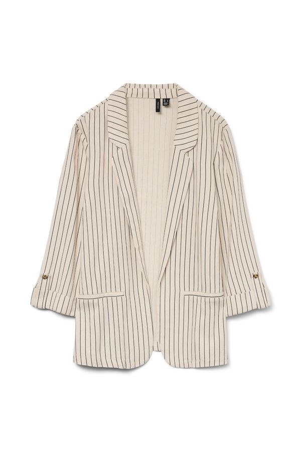 Vero Moda Blazer de mulher aberto com aba Impress&atilde;o