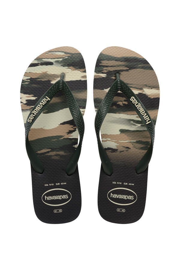 Havaianas Sand&aacute;lia Top Camu Verde