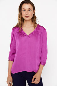 Cortefiel Sustainable shirt Purple