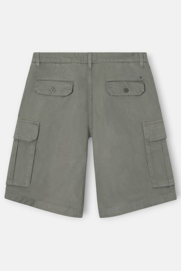 Silbon Cargo Bermuda shorts Kaki